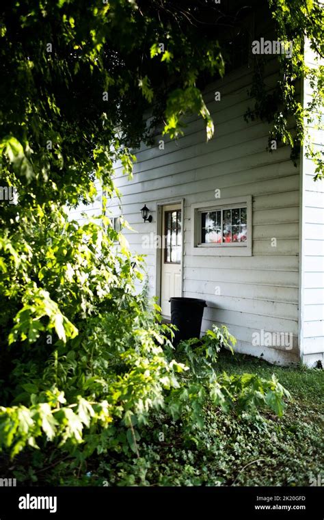 The Exterior Design Of A Standard House Stock Photo Alamy