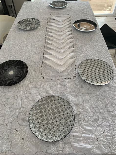 Nappe avec serviettes 240 x 168 cm Lin Seconde moitié Catawiki