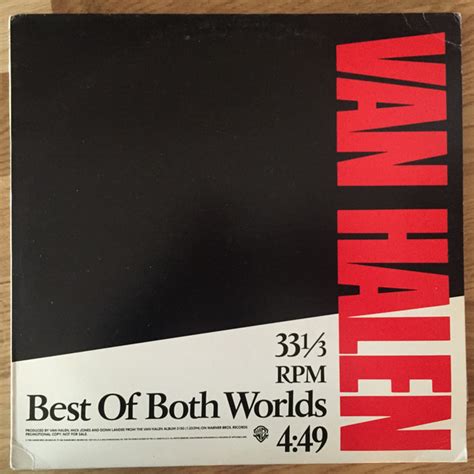 The Best Of Both Worlds Van Halen アルバム