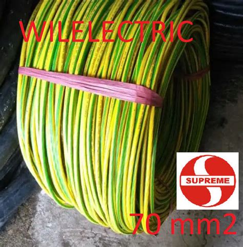 Kabel Bcc Nya Mm Mm Kuning Hijau Supreme Per Meter Kawat