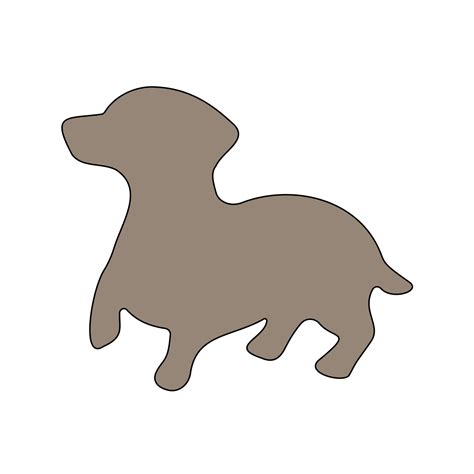 Dachshund Puppy Lazer Universe Laser Cutting