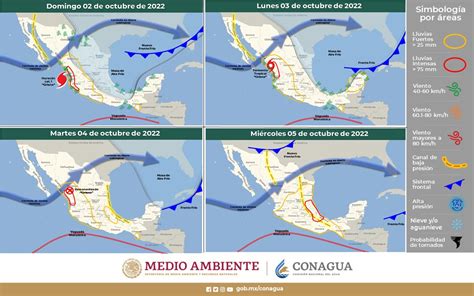 CONAGUA Durango on Twitter Este Domingo Se prevén lluvias fuertes a