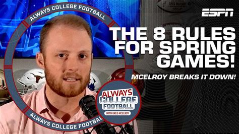 The 8 Rules for Spring Football Games | Always College Football - Win Big Sports