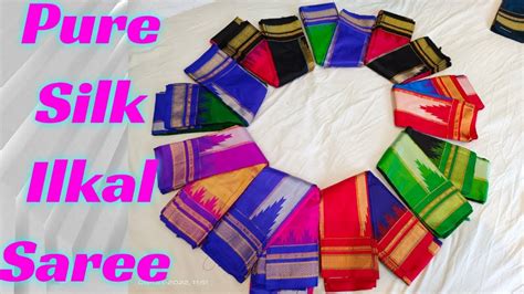 Ilkal Pure Silk Sarees New Collection In Ilkal Saree Ilkalsarees