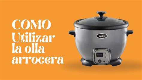 Como Usar Una Olla Arrocera Como Hacer Arroz Blanco Youtube