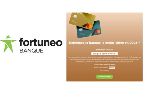 Fortuneo La Banque En Ligne Fait Un Beau Cadeau Ses Nouveaux