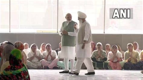 Prime Minister Narendra Modi Visits Radha Soami Satsang Beas Oneindia