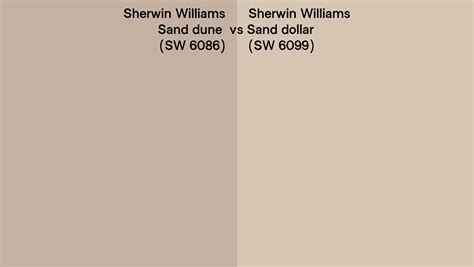 Sherwin Williams Sand Dune Vs Sand Dollar Side By Side Comparison