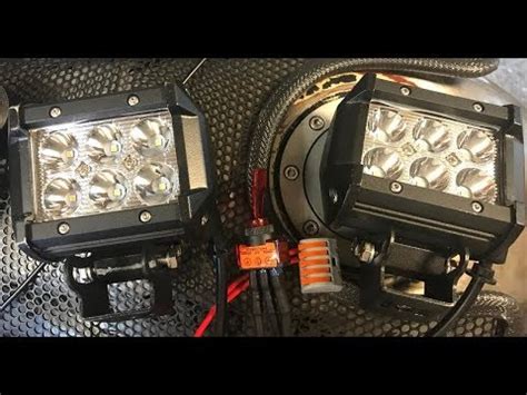 Step By Step How To Install Led Spotlights On A Motorcycle Youtube