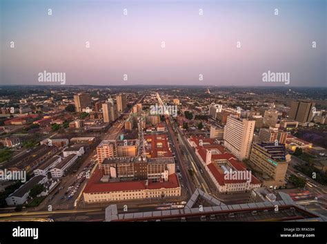 A skyline view of Harare, Zimbabwe Stock Photo - Alamy