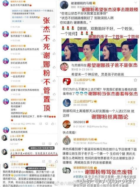 粉絲為愛豆太瘋狂？張杰謝娜雙方粉絲互罵，不惜詛咒謝娜肚中孩子 每日頭條