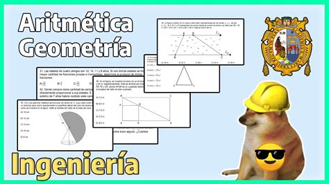 Resolviendo el examen de admisión para INGENIERÍAS de San Marcos