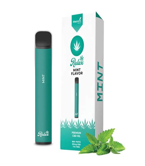 Relax Mint Cbd Disposable Pen Μέντα 250mg 2ml Altersmoke Gr