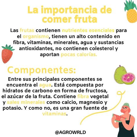 Cimer Fruta Es Muy Importante Por Las Razones Q Te Digo En La