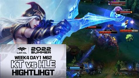 KT vs HLE 2022 LCK CL 서머 하이라이트 l 7월 4일 아프리카TV VOD