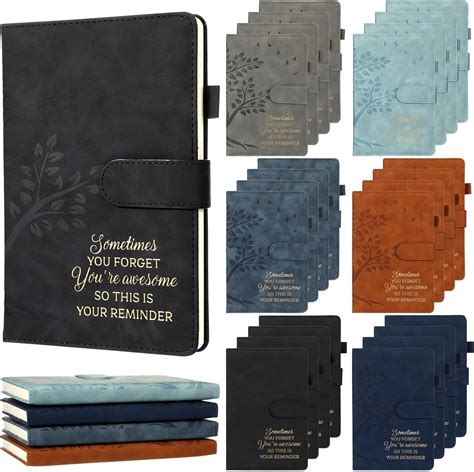 Amazon Seajan 24 Pcs Leather Journal Notebook Bulk A5