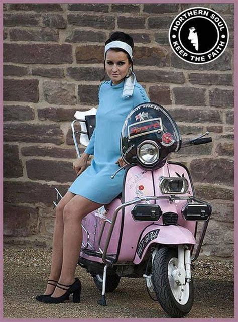 Lambretta Scooter Girl Lambretta 60s Photoshoot