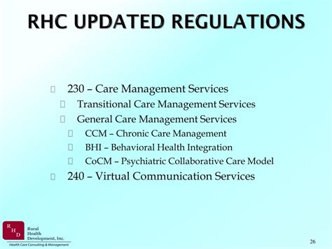 Ppt Rural Health Clinic Regulations And Updates Powerpoint Presentation Id 9125172