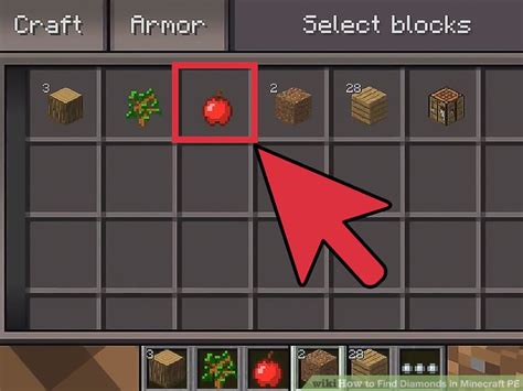 How To Find Diamonds In Minecraft Pe 7 Steps With Pictures