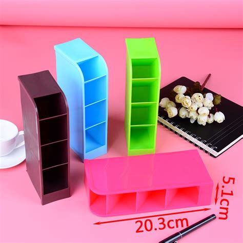 Buy Plastic Desk Organizer Desktop Office Pen Pencil Holder Makeup