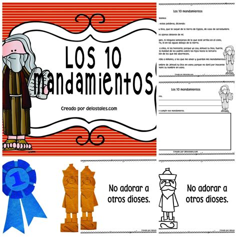 Los 10 Mandamientos De Los Tales 10 Mandamientos Para Niños Lecciones Bíblicas Para Niños