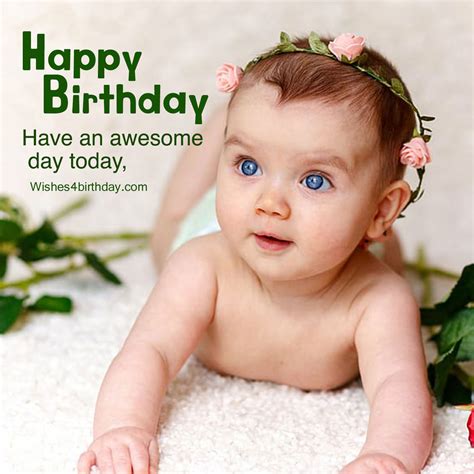 Lovely Birthday wishes images for first baby - Happy Birthday Wishes ...