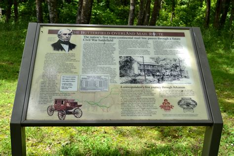 Photo The Butterfield Overland Mail Route Marker