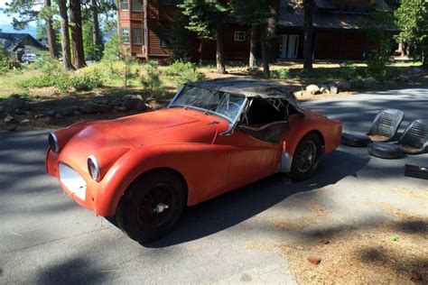 Small Mouth 1957 Triumph TR3 Barn Finds