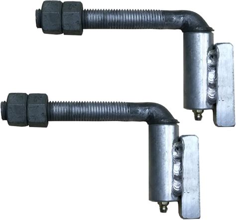 Hinge 3/4-inch J-bolt Hinge Adjustible Heavy Duty Aluminum PAIR with ...