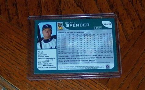 Topps Archives Fan Favorites Autographs Ffa Ss Shane Spencer