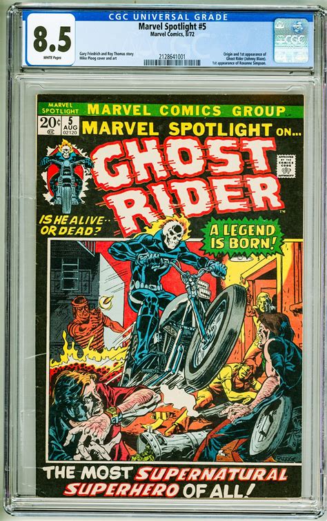 Marvel Spotlight 5 1972 CGC 8 5 1st Appearance Of Ghost Rider