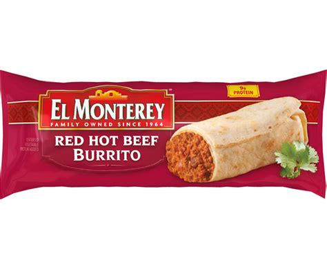 Red Hot Beef Burrito El Monterey