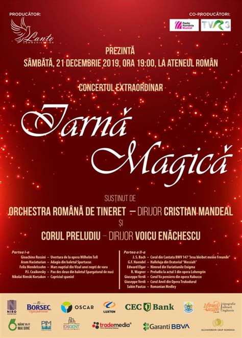 Orchestra Romana De Tineret Dirijat De Cristian Mandeal In Concert La