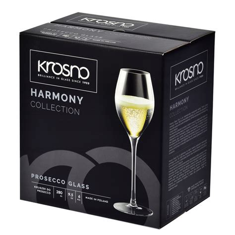 Kieliszek Do Prosecco 6 Szt 280 Ml Harmony Krosno Afrodyta Hurtownia