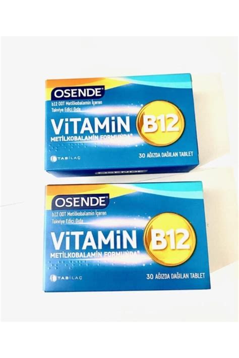 Osende Vitamin B12 30 Tablet 2 Adet Fiyatı Yorumları Trendyol