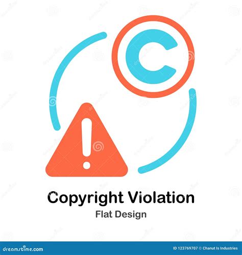 Copyright Violation Types Vector Infographic Template Cartoondealer