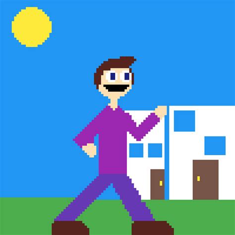 Pixilart Michael Afton Walking Outdated By FNAFanatic