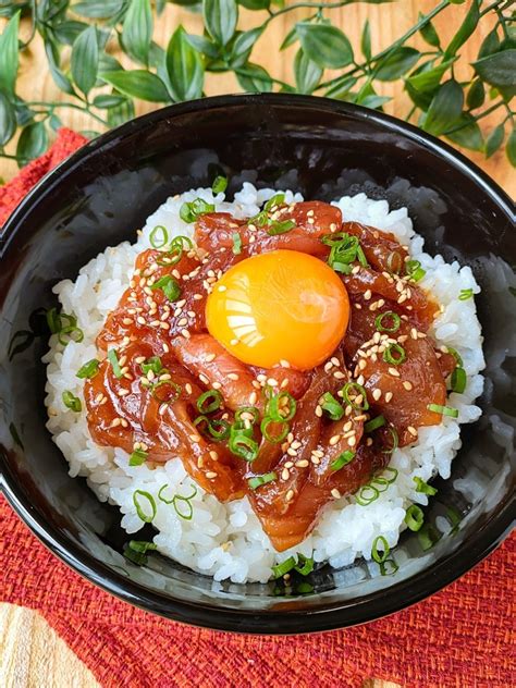 焼肉のタレで簡単！ユッケ風マグロ丼 レシピサイトnadia