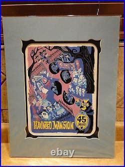 Disney Disneyland Haunted Mansion Th Anniversary Happy Haunts Print