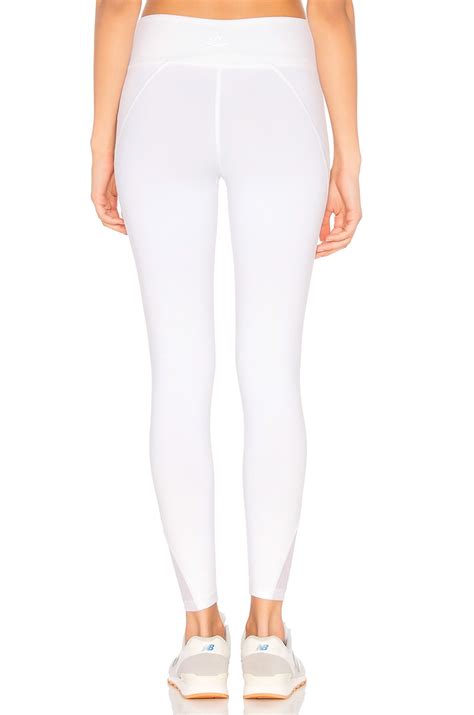 Beyond Yoga Quilt Ahead Midi Legging In White Modesens