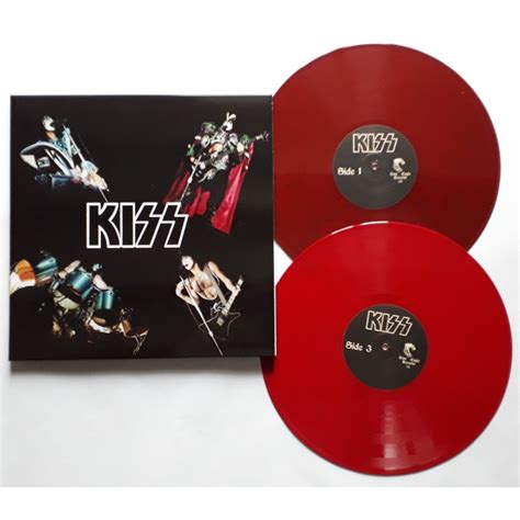 Kiss Limited Dition Lp Black Red Vinyl Box Copies Us By