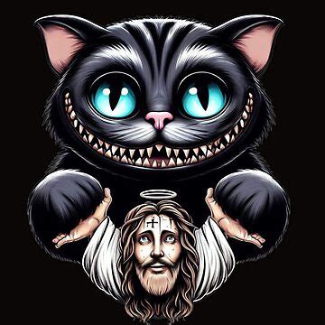 Jesus Love Cheshire Cat Stickers Sticker For Sale By Sullivan2023