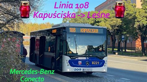 Bydgoszcz Linia Kapu Ciska Le Ne Linia Cmentarna Youtube