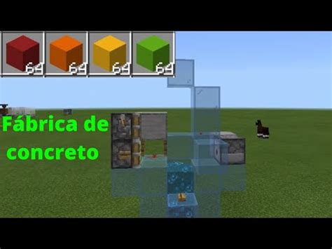 Como fazer uma fábrica de concreto no Minecraft YouTube