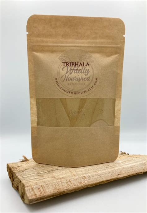 Triphala Powder Amalaki Haritaki Bibhitaki Natural Herbal Etsy