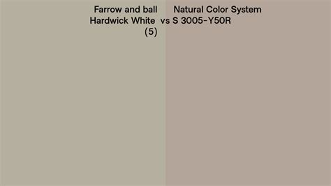 Farrow And Ball Hardwick White 5 Vs Natural Color System S 3005 Y50r