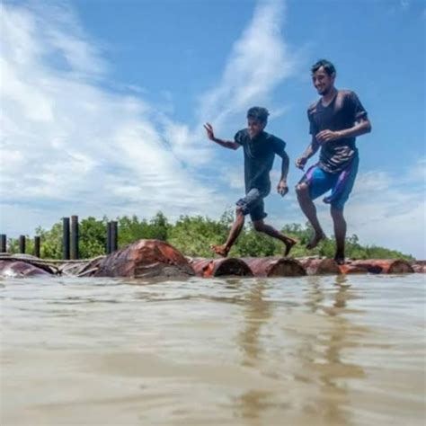 Goriau Lomba Lari Di Atas Tual Sagu Menjadi Permainan Utama