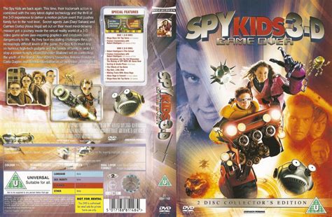 Spy Kids 3 D Game Over 2003 Ce R2 Movie Dvd Cd Label Dvd Cover