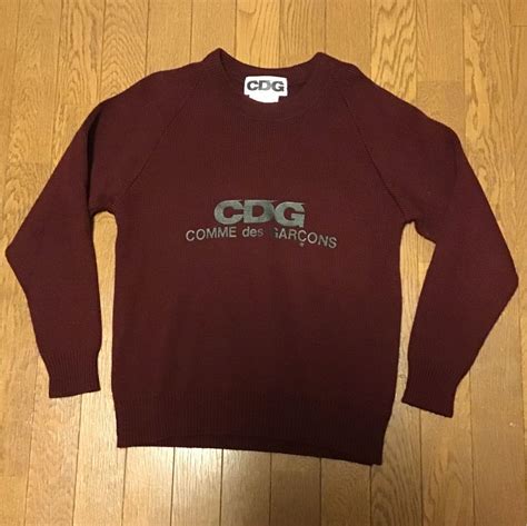 31％割引m【良好品】 Comme Des Garcons コムデギャルソン Cdg 長袖 ニット ニット セーター トップスm Ota On