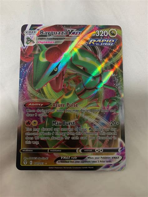 Rayquaza Vmax Evolving Skies Hobbies Toys Memorabilia